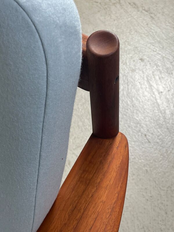 Fauteuil en teck danois par Grete Jalk années 1960