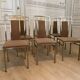 6 belgo Chrom chairs, 1980s