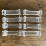 Antique glass knife holders