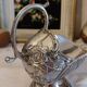 Antique silver-plated sugar bowl
