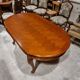 Ensemble table et chaises en merisier