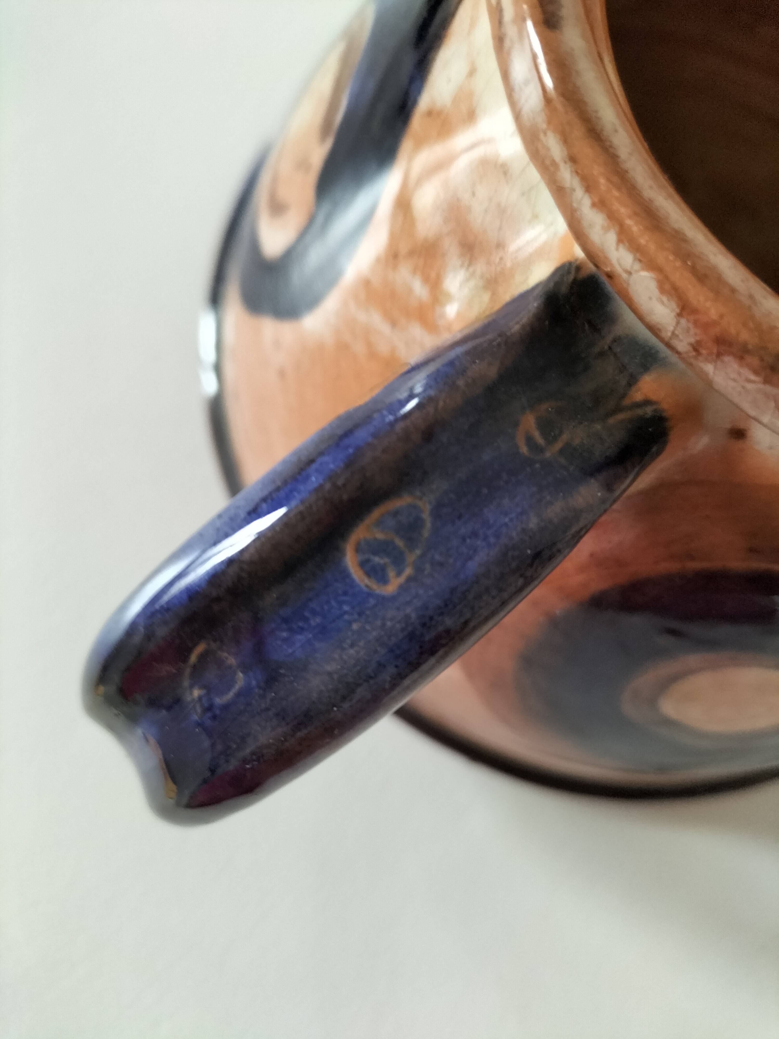 Red earthenware teapot