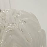 Mid-Century Murano Glass Floor Lamp in Wood and Metal with 3 Light Points