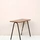 Wooden and metal coffee table