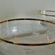 Lot of 5 cups champagne in Crystal engraved NET gold