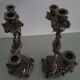 Pair of Louis XV style rocaille candelabras