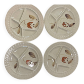 12 Assiettes sarreguemines Hollandia vintage