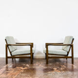 Pair of B-7522 armchairs by Zenon Bączyk 1960s