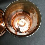 Amber glass tobacco pot