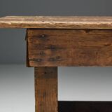 Table industrielle primitive, France, XIXe siècle