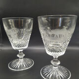 Diamond tip glasses and animal motifs