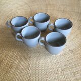 Lot de 5 tasses en grès