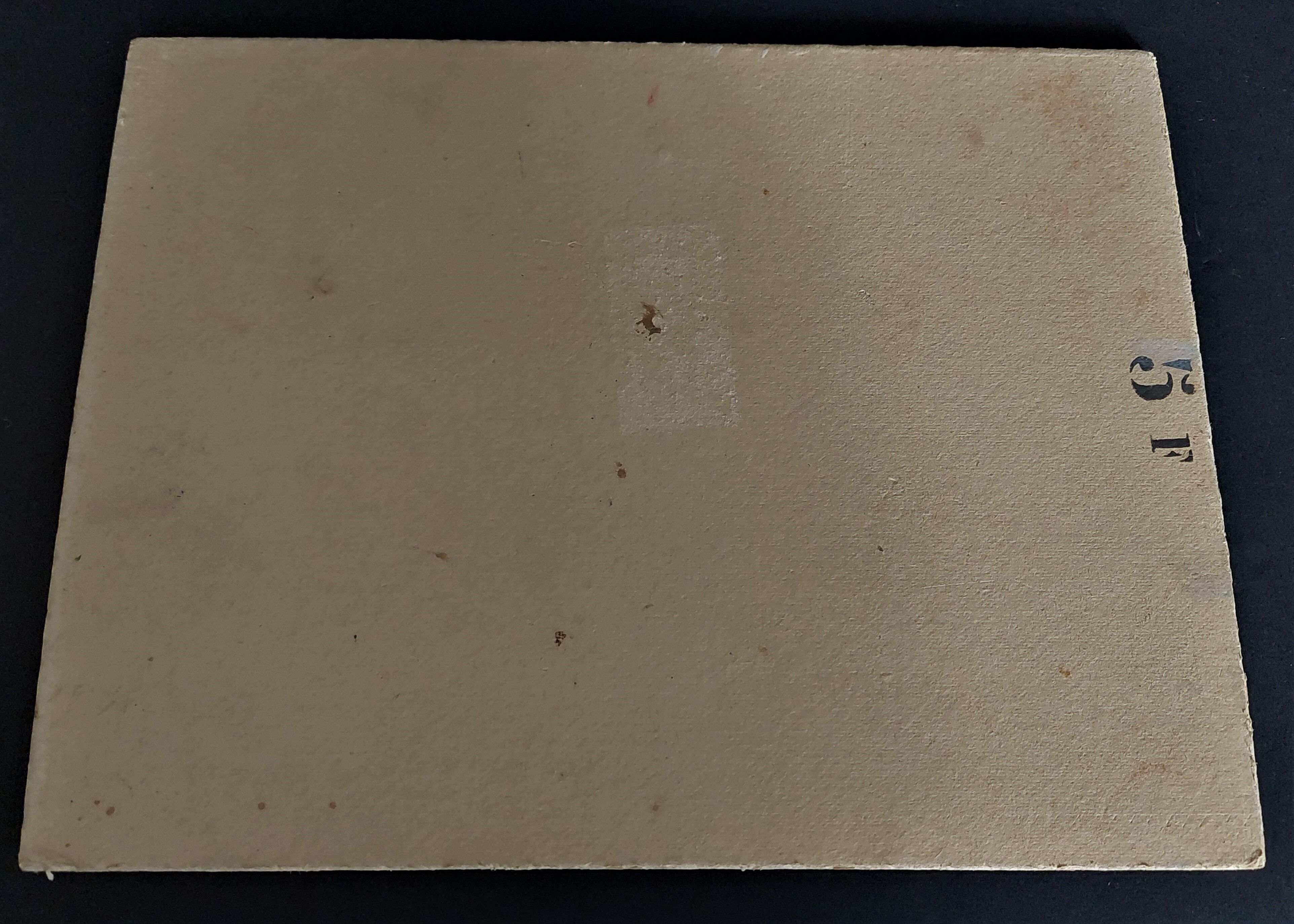 Oil painting on still life panel