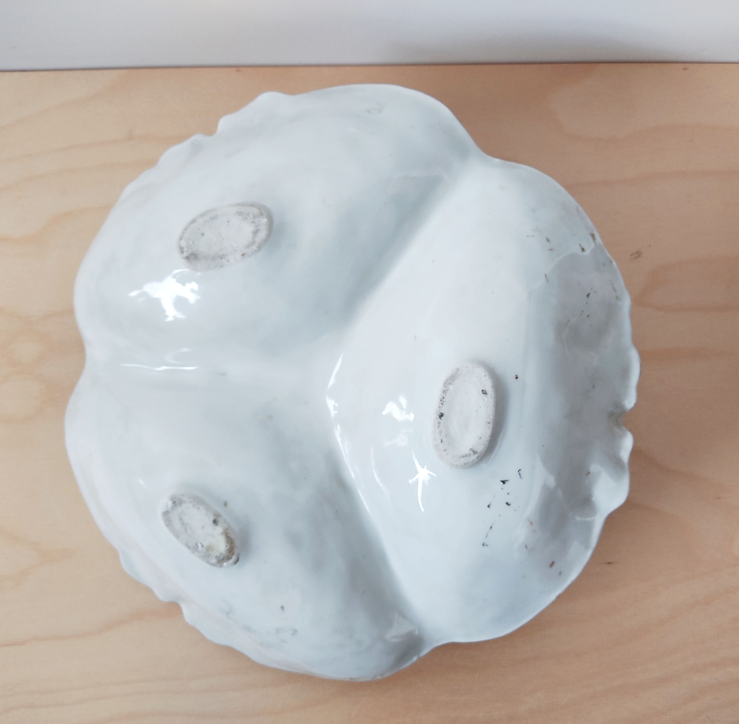 Anseed flower porcelain dish
