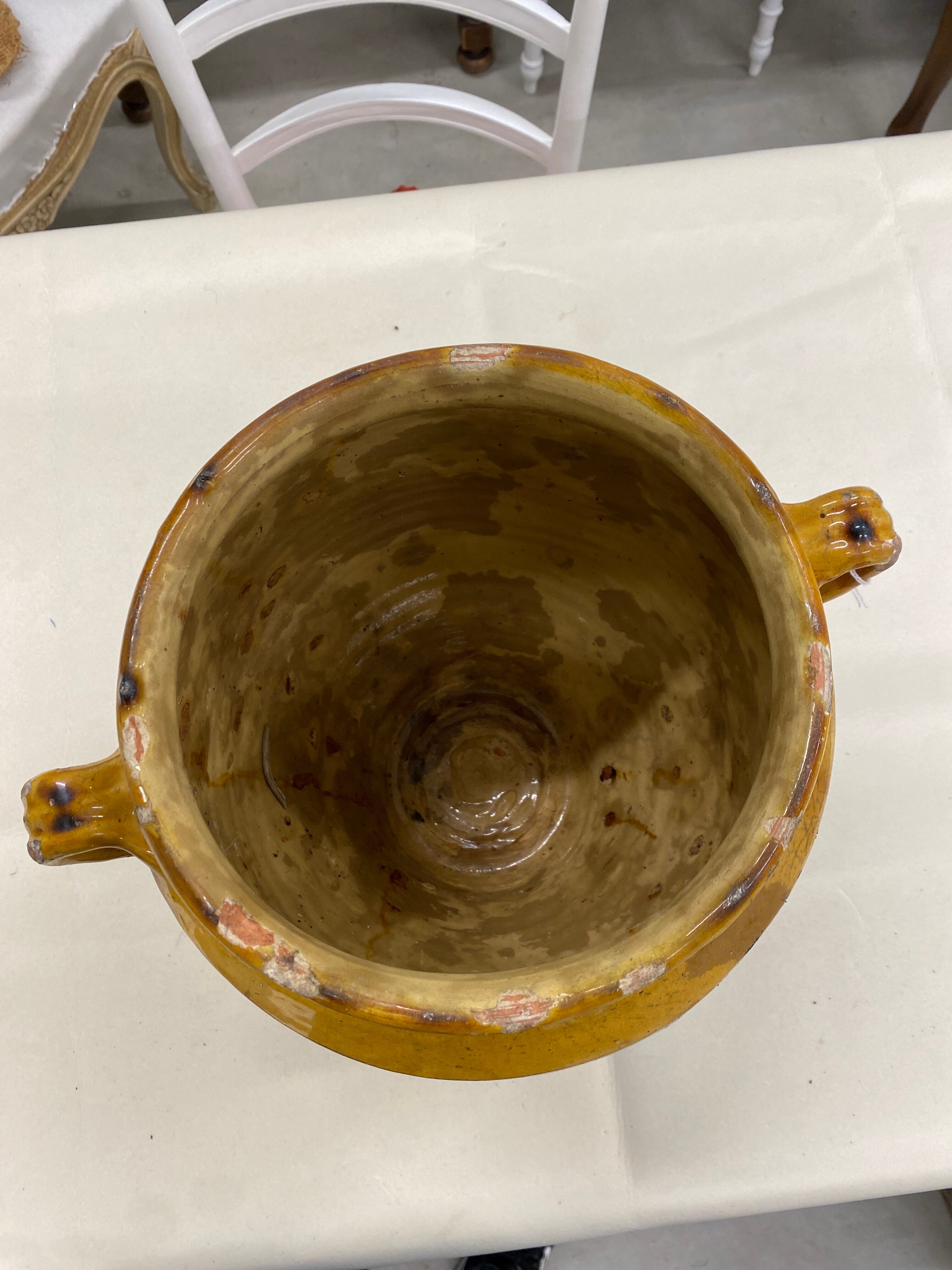Old candied varnish pot