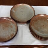 Assiettes en grès