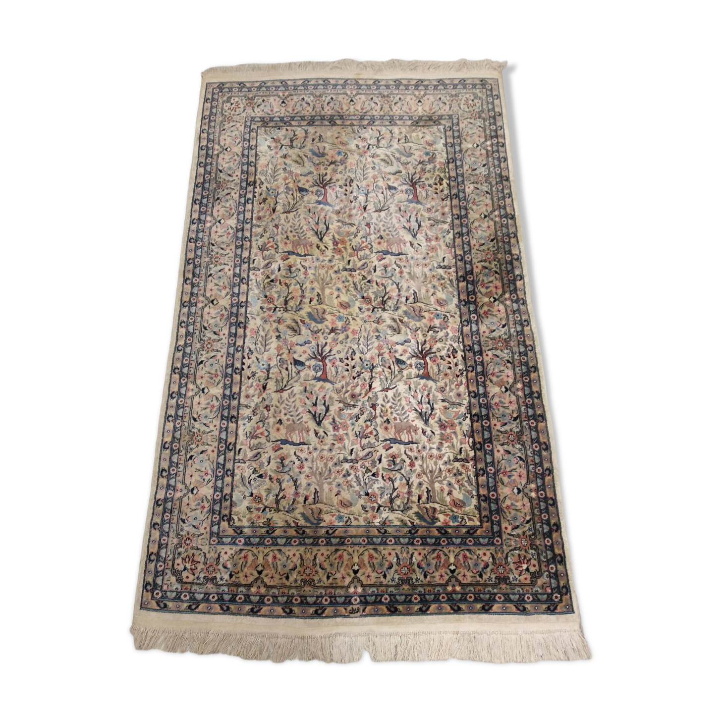 Antique Persian Tree of Life Rug