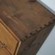 Vintage German pine & oak apothecary cabinet, 1950s