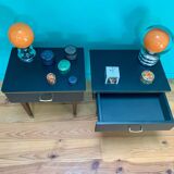 Pair of vintage Scandinavian bedside tables