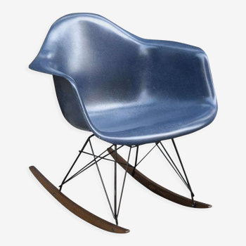 Rocking chair RAR Navy Blue by Charles & Ray Eames - Herman Miller-1970