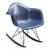 Rocking chair RAR Navy Blue by Charles & Ray Eames - Herman Miller-1970