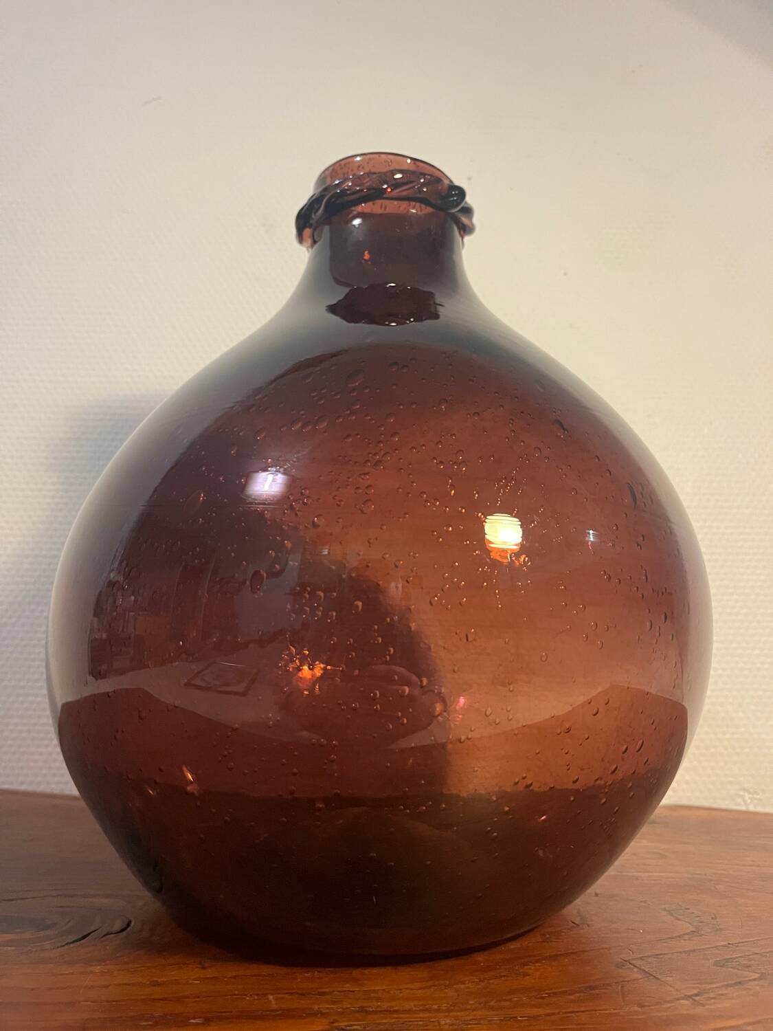 Demijohn carboy vase glassware BIOT France