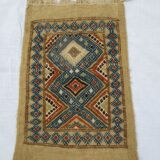 small Handmade wool kilim 44x30cm