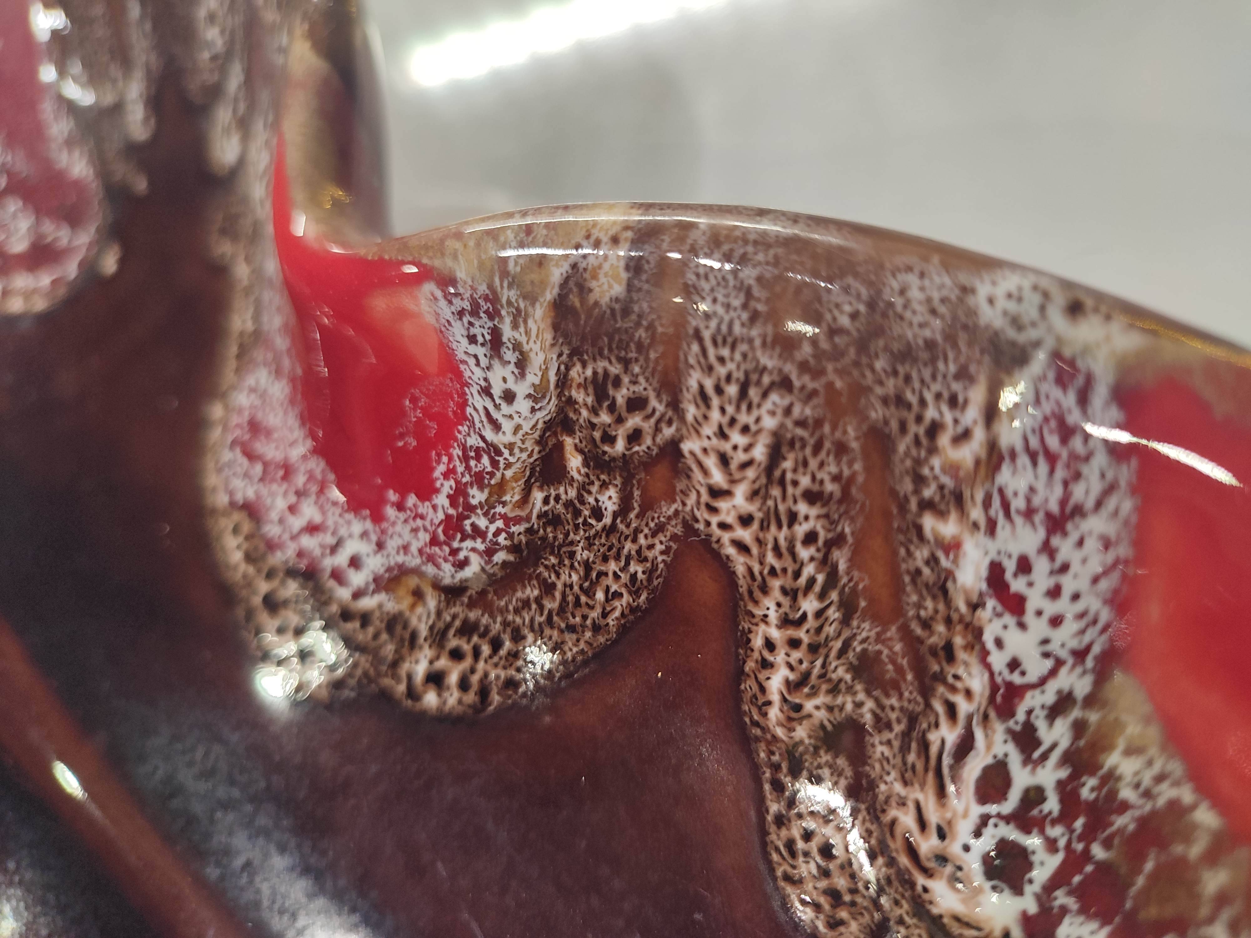 Decorative plate or fruit bowl in Vallauris ceramic