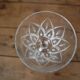 Set of 6 Harlequin water glasses in Reims crystal glass 1950