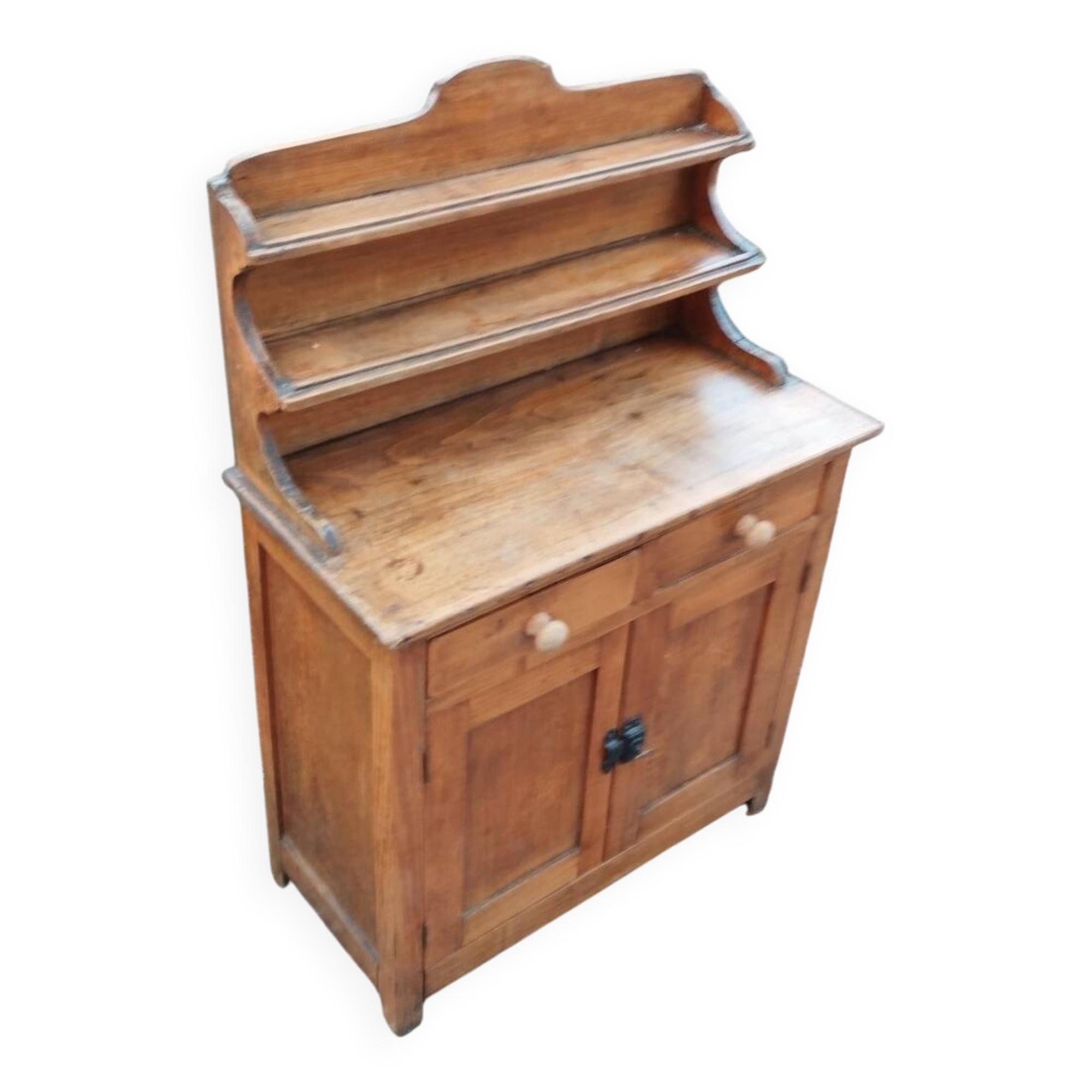 Petit buffet meuble de cuisine d'appoint ancien vintage