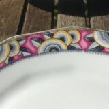 Dessert service from the EG France earthenware factory Art Deco period 20s/30s in porcelain