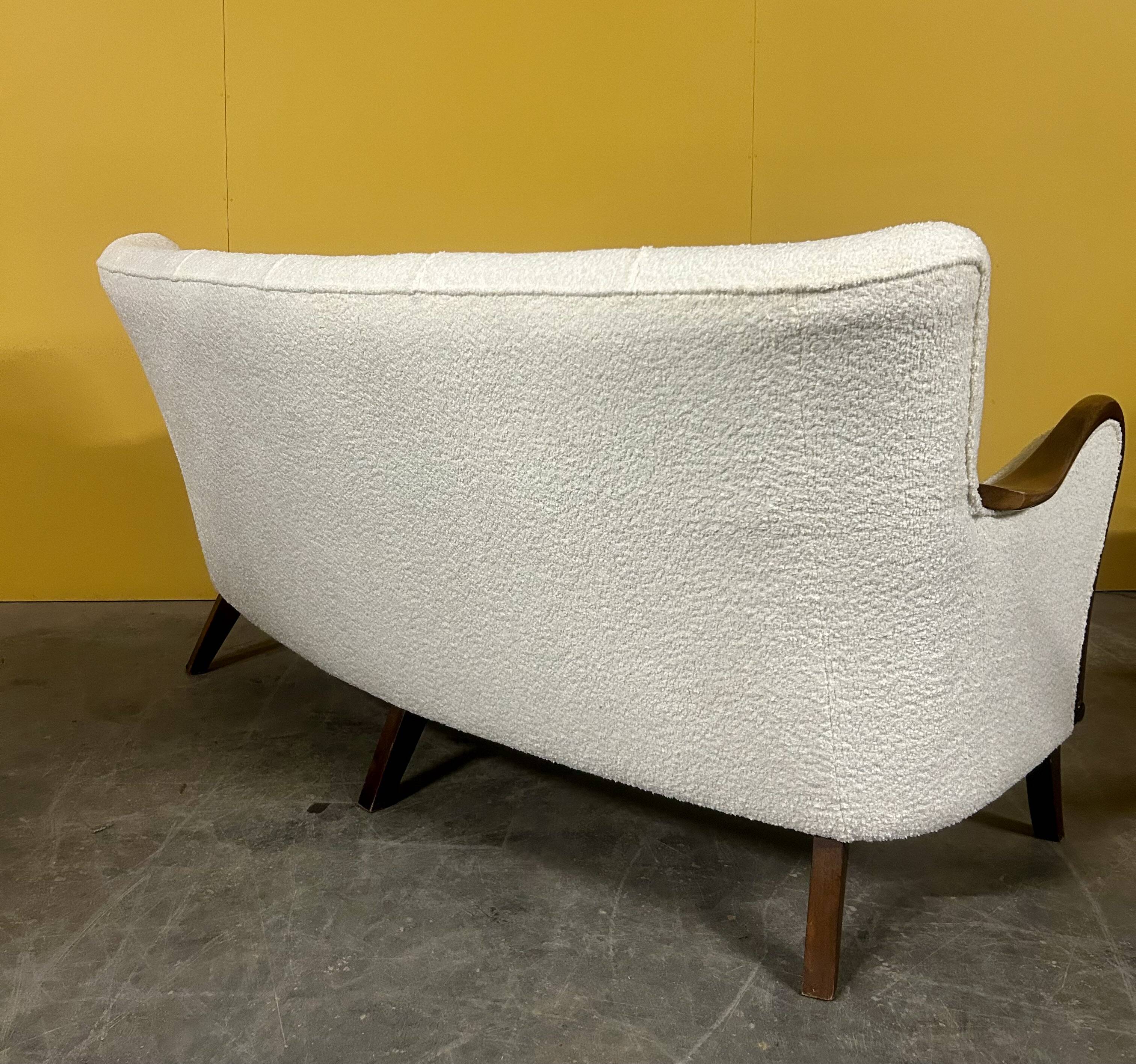 Danish mid-century sofa by Alfred Christensen 1940s - newly re-upholstered