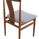 Set van 4 Henning Sørensen voor Danex eetkamerstoelen 'Vordingborg'