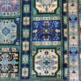 Large handmade Moroccan wool rug 290 cm