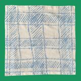 Blue plaid towel