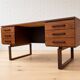 MidCentury Danish Rosewood Desk Torben Valeur & Henning Jensen for Dyrlund