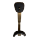 Adnet hook in bronze and leather 1950