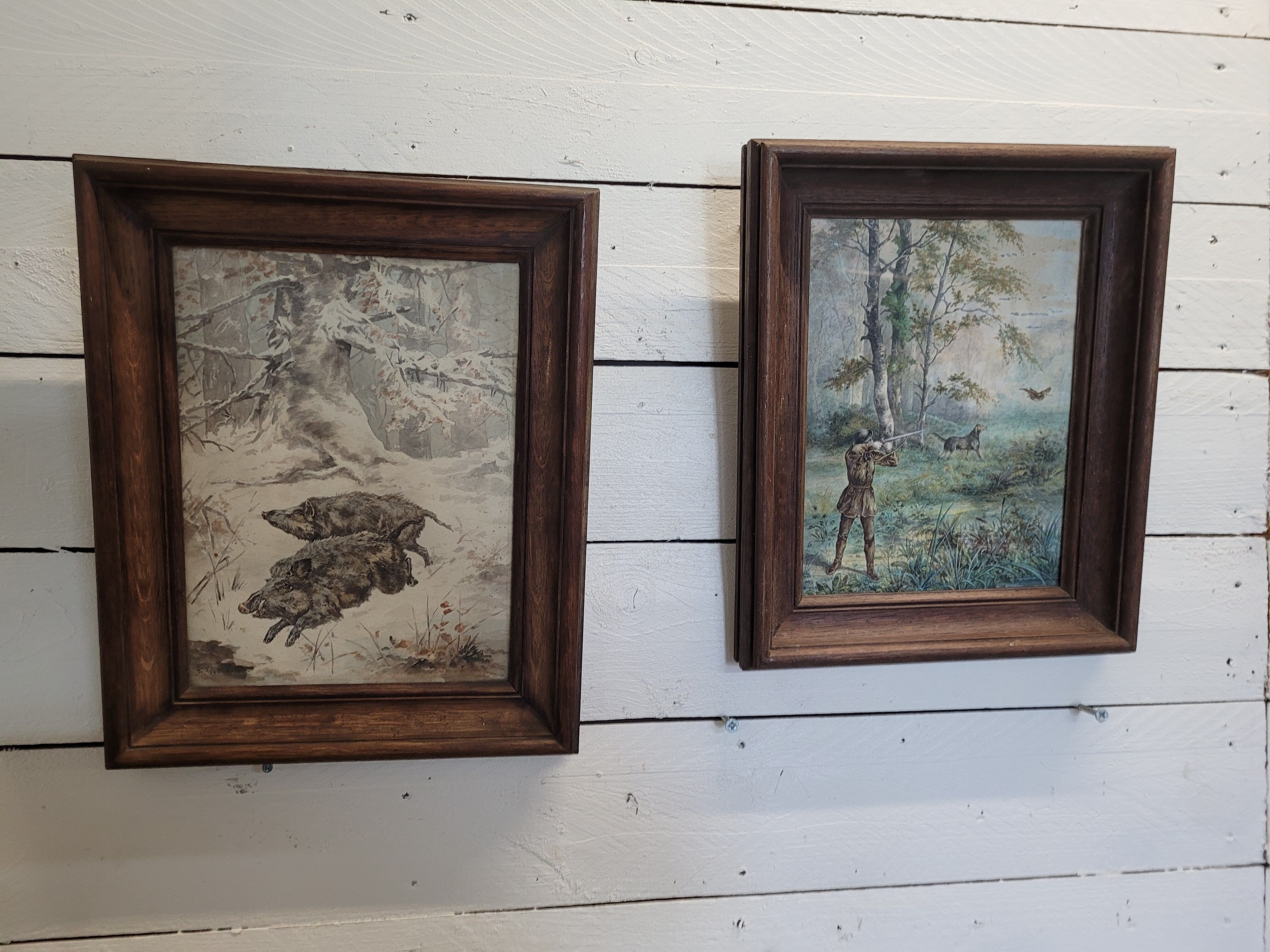 Pair of paintings