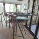 Set of 4 ADICO Metal Bar Stools