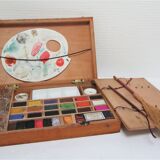 Early 20th-century bourgeois watercolor box