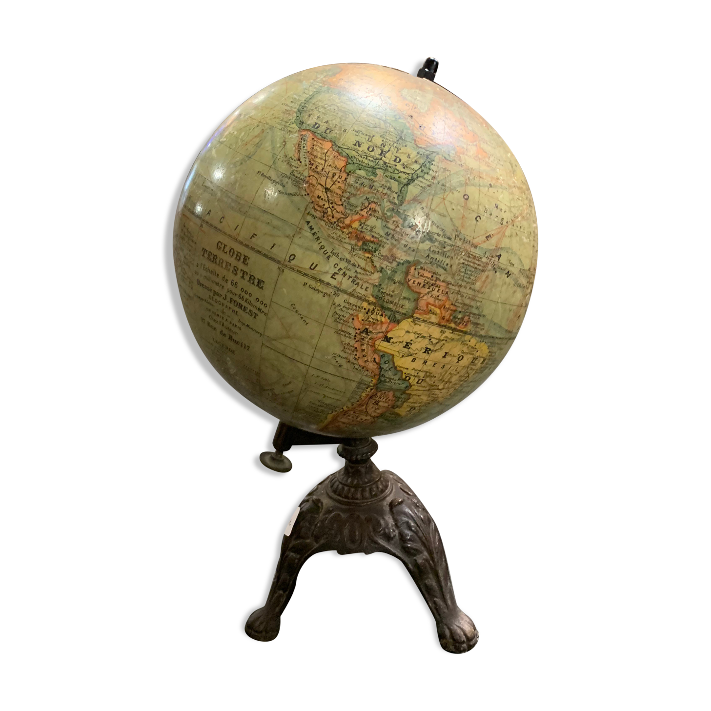 Mappemonde XIXeme