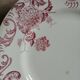 6 antique ironstone dinner plates