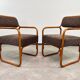 Very rare Art Deco Thonet A 60F armchairs.