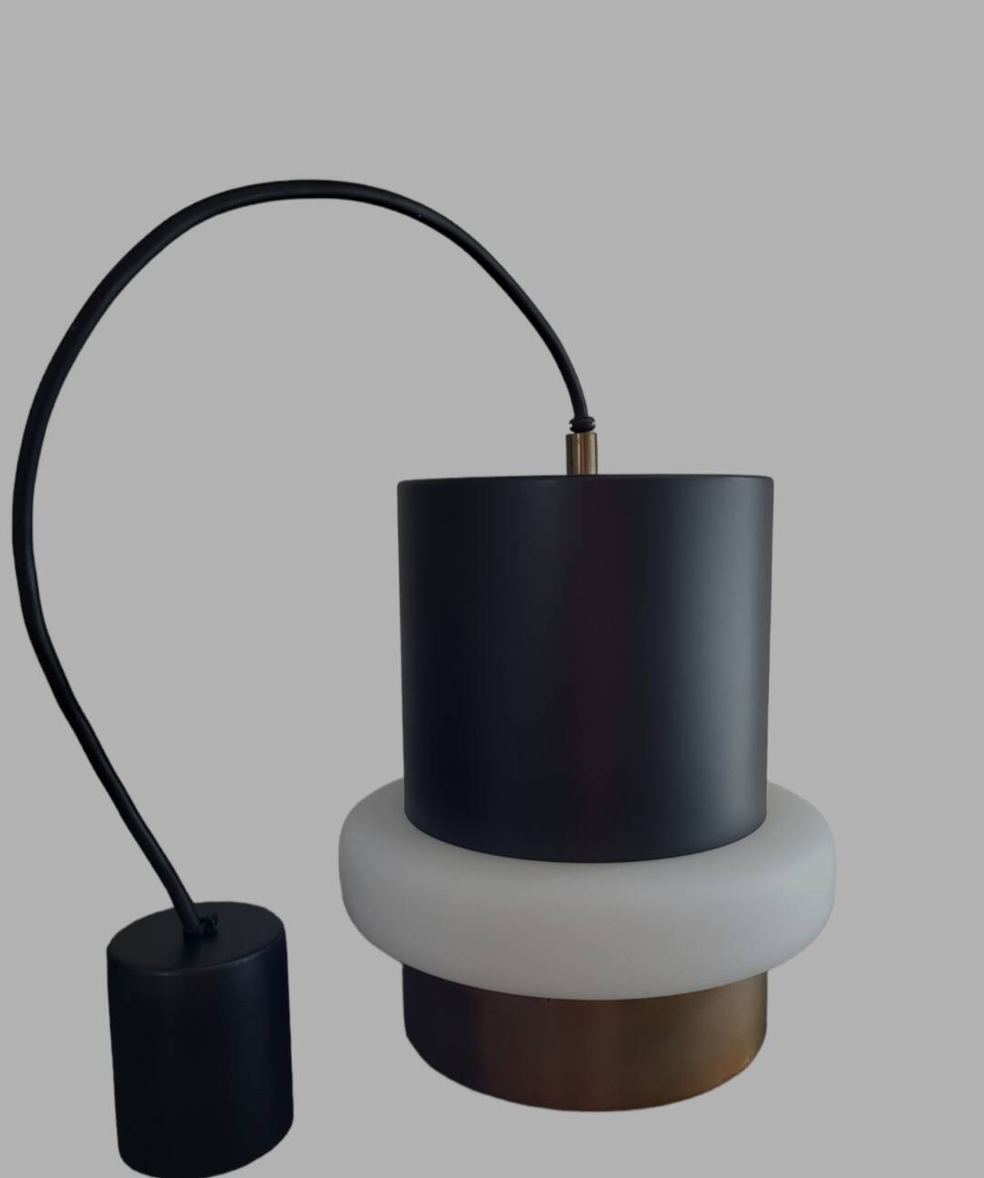 Vintage hanglamp, industriële stijl, Louis Kalff, Philips, Nederland, 1960