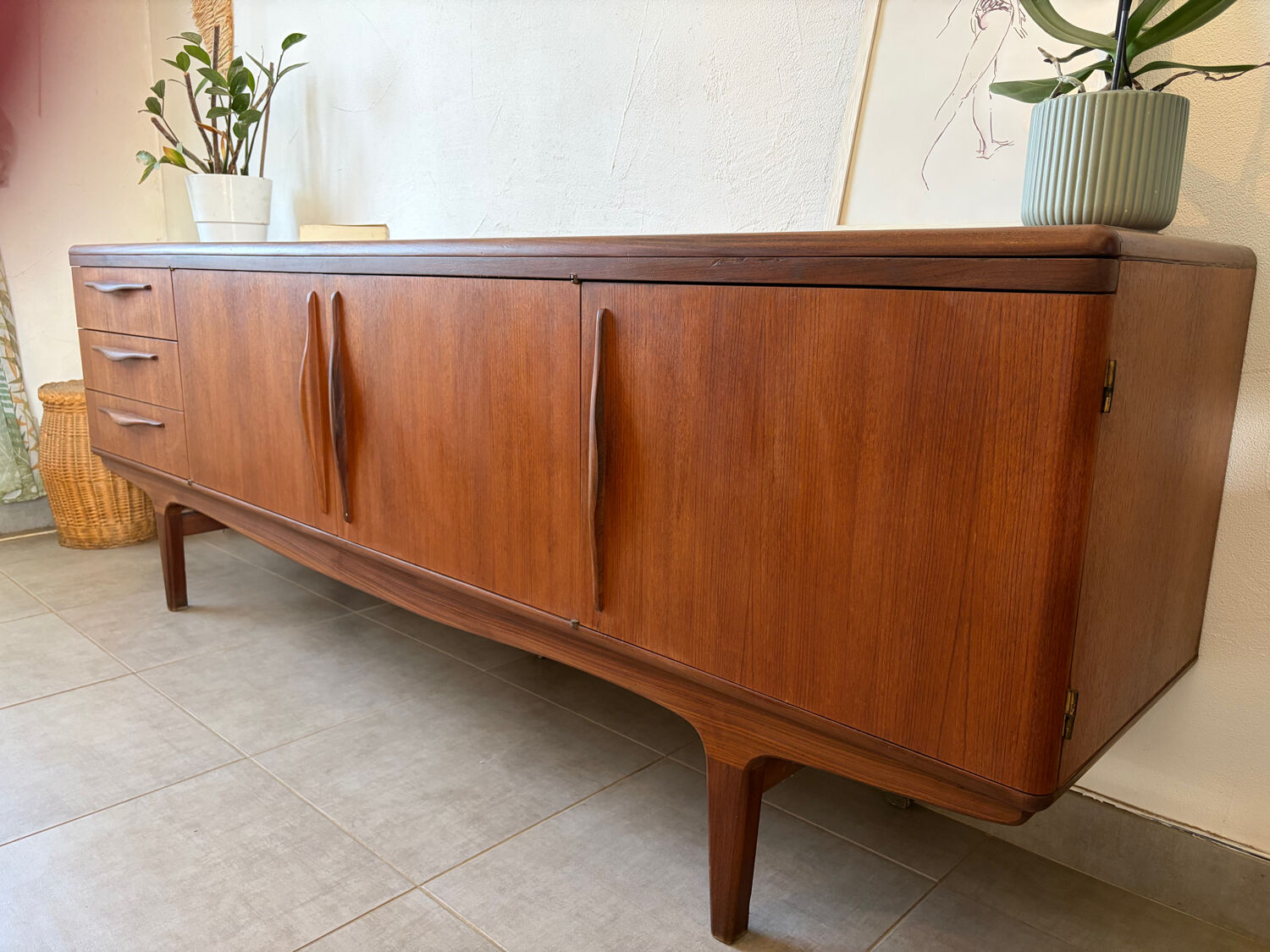 Vintage teak sideboard
