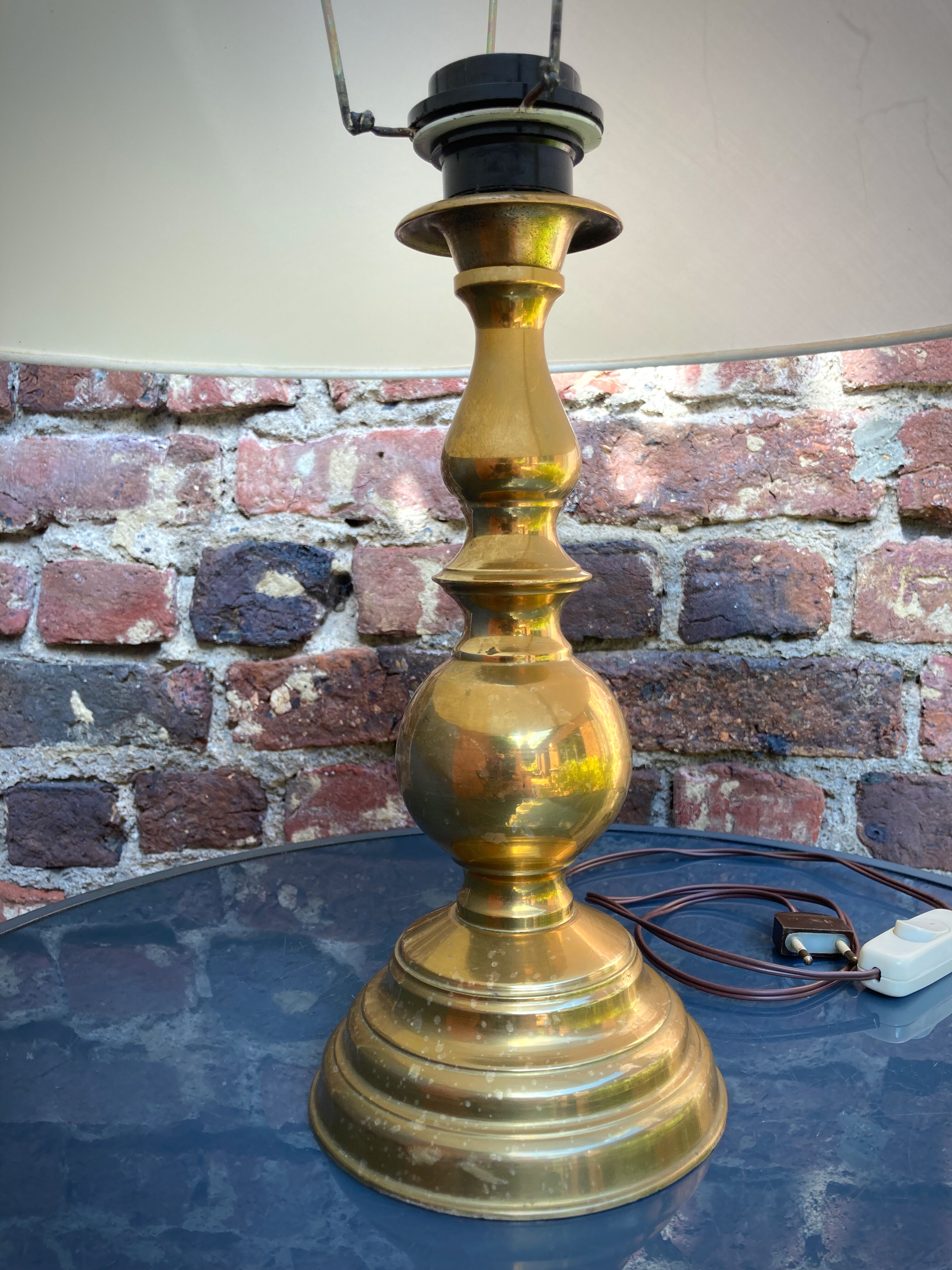 Vintage brass table lamp
