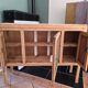 Buffet bois brut restauré pour meuble rangement d'entrée ou TV 