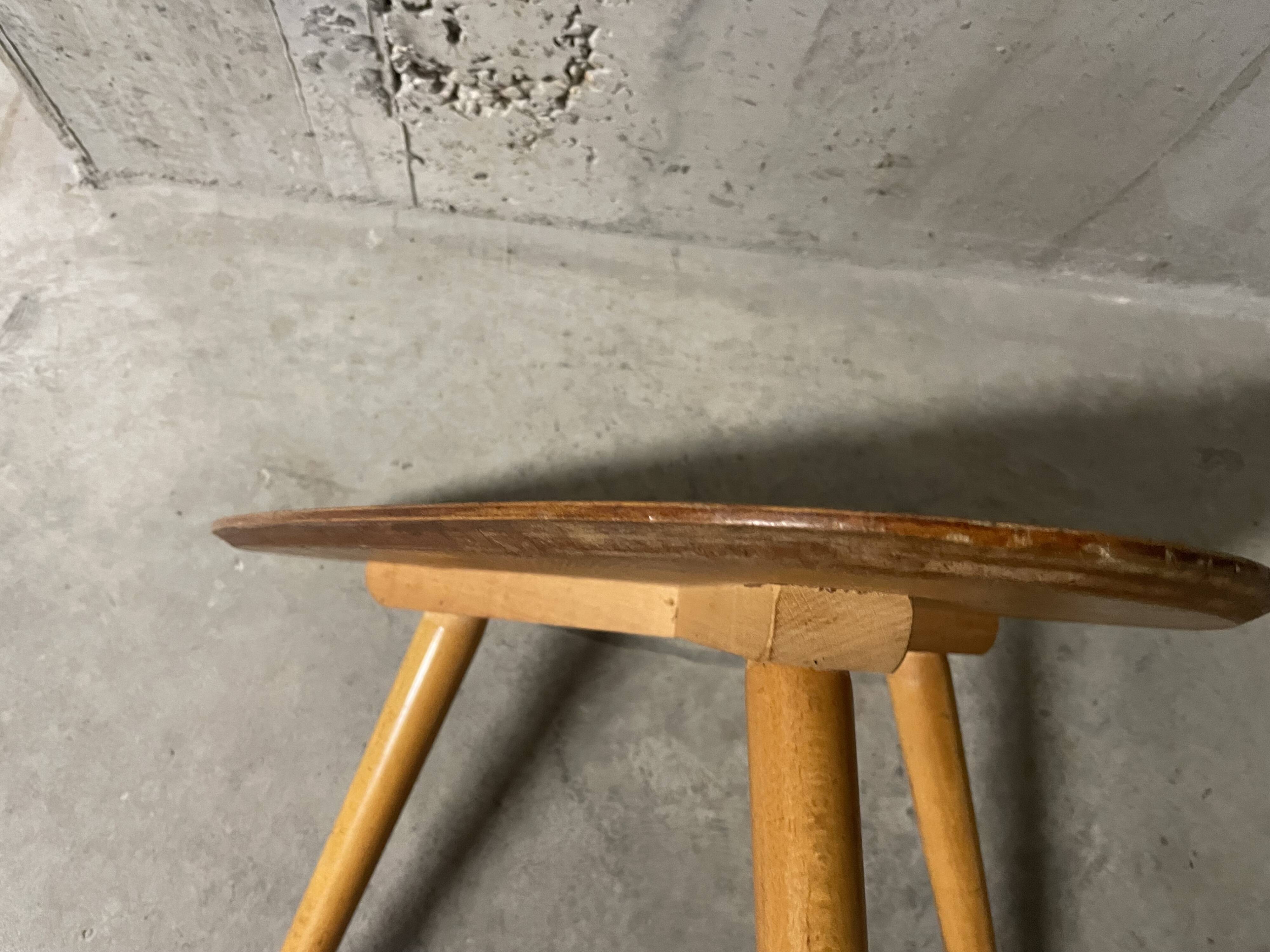 1960s tripod coffee table