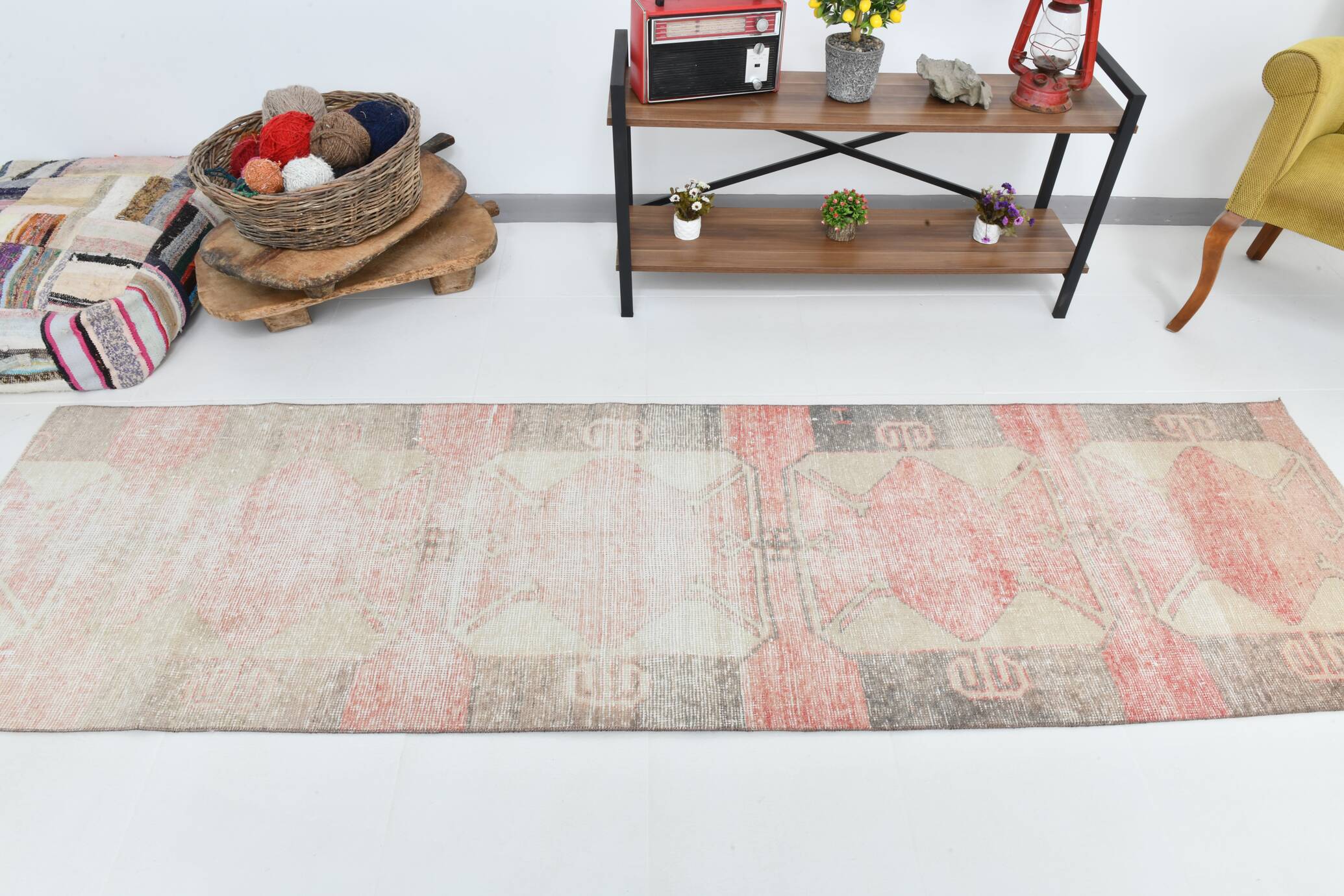 3x10 Rug For Hallway Vintage Runner Rug 83x291Cm SK 22625