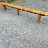 Bench 3m50 wooden threshing firm